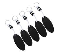 Toddmomy Llaveros Flotantes Para Llaves De Tabla De Surf, 5 Piezas Negras, Material Eva Seguro, Diseño Ligero y Compacto, Para Deportes Acuáticos y Actividades Al Aire Libre