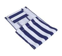 Toddmomy Lona de Recambio para Tumbona Playera Azul y Rayas Tela Transpirable y Resistente para Silla de Jardín Patio y Playa Funda Ligera y Duradera para Verano al Aire Libre