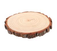 Toddmomy Losa de Madera para Exterior Redonda 25-28 CM de Diámetro Grosor 2 CM Bloques de Madera para Jardín y Patio Piedras Decorativas Resistentes Intemperie para Pasarela y