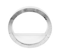 Toddmomy Macetero de Pared de Vidrio Mosaico: Macetero Colgante Circular Estilo Discoteca - Maceta de plástico para Pared, Ideal para la decoración de la Sala de Estar, la Cocina, el Dormitorio y el