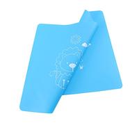 Toddmomy Mantel Individual De Silicona Antideslizante Para Comedor Infantil Para Guarderías Hogar Diseño De León Azul
