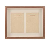 Toddmomy Marco De Medallas De Madera Caja De Sombras para Exhibir Medallas Vitrina De Guerra Expositor De Fútbol