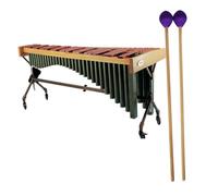 Toddmomy martillo de marimba palos de percusión principiante instrumentos palillo de adulto palos de madera de marimba baquetas de madera baquetas para marimba Bambú Púrpura