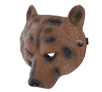 Toddmomy máscaras del festival a granel oso aterrador condujo fiesta máscara de poliuretano máscaras de disfraces a granel máscara de la mascarada a granel PU Brown