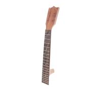 Toddmomy Mástil de Ukelele Duradero de Madera Okoume Diapasón Práctico para Reemplazo de Cuellos Dañados en Ukulele de 21 a 26 Pulgadas