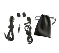 Toddmomy Micrófono Clip Cuello de Plástico Abs Reducción de Ruido, Compatible Smartphones y Laptops, Incluye Cable de Extensión de 2 Metros y Accesorios
