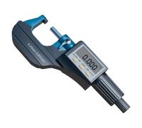 Toddmomy Micrómetro digital exterior, calibrador electrónico con pantalla de 0-25 mm para una medición precisa del espesor, herramienta de medición de alta precisión para taller.