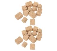 Toddmomy Mini Pacas de Paja Decorativas para Manualidades 24 Unidades en Formas Variadas, Ideales para Accesorios de Granja y Proyectos Creativos DIY