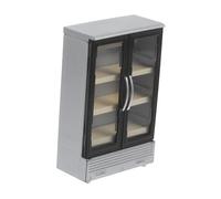 Toddmomy Mini Refrigerador Doble para Casa De Muñecas Accesorio De Cocina Miniatura para Manualidades Decoración De DIY para Paisajismo y Micro
