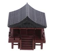Toddmomy Miniature Pavilion Ornament For Fish Tank Vintage Zen Garden Decoration with Detailing Aquarium Figurine For Home Office Mindfulness