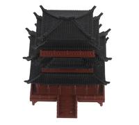 Toddmomy Miniature Pavilion Pagoda Statue Printed Ancient Chinese Architecture Model For Bonsai Aquarium Fairy Garden Micro Landscape Ornament