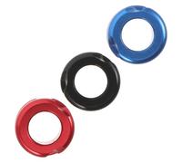 Toddmomy Mirilla de Metal para Compuesto 1/4 Juego 3 Piezas (Negro, Rojo, Azul) de Aleación de Aluminio, Mira de Tiro Profesional, Repuesto para Dianas al Aire Libre, Precisión y Ligereza