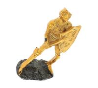 Toddmomy Modelo de Guerrero Romano Miniatura Modelo de Soldado de Resina Mini Figura Modelo Guerrero Modelo Figuras de Soldados de Juguete pequeñas Figuras de Soldados Soldado Modelo Golden