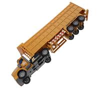 Toddmomy Modelo De Vehículo De Ingeniería Huili Pequeños Juguetes De Construcción Mini Camión De Transporte De Juguete Modelo De Coche De Contenedor De Simulación Aleación