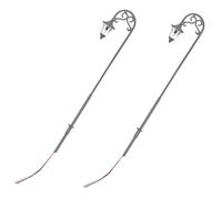 Toddmomy Modelo Lámpara Miniatura 1:87 para Casas De Muñecas, Farola Pequeña Gris 2 Piezas, Decoración Jardín En Miniatura para Mesa De Arena y Micropaisaje, Accesorio DIY