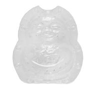Toddmomy Molde transparente para forma a la fruta, molde para frutas con forma de figura de Buda para hacer tú mismo, para cultivar melones, herramienta de jardinería reutilizable, para a y tomates.