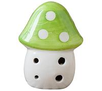 Toddmomy Ocarina para mini pequeño champiñón instrumento musical cerámica Green