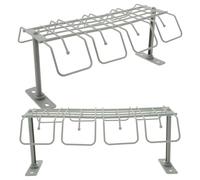 Toddmomy Organizador de Cables para Escritorio 2 Unidades Bandeja de Gestión de Cables Colgante Debajo del Escritorio Estante de Almacenamiento sin Taladro Color Verde Oscuro Adecuado