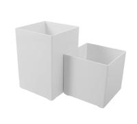 Toddmomy Organizador de mesa de cocina de 2 piezas, caja para guardar palillos y , soporte de para cubiertos para restaurantes, fiestas y organización de la cocina, 5,12" y 3,54" de alto.