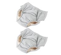 Toddmomy Pañal Adulto Reutilizable para Ancianos Diseño a Prueba de Fugas, Lavable de Algodón, Paquete de 2 Piezas, Adecuado para Mujeres Incontinencia Urinaria