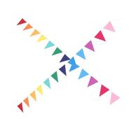 Toddmomy Pancartas de Banderines de Tela de Fieltro, 2 Piezas Pequeñas y Duraderas, Decoración para Jardines de Infantes y Eventos Festivos