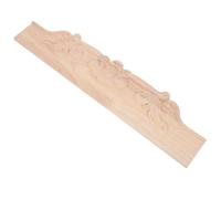 Toddmomy Panel Decorativo Europeo de Madera Tallada 3D para Muebles, Diseño Francés Vintage, Tamaño 40x9cm, Compatible Cómodas y Cabeceras