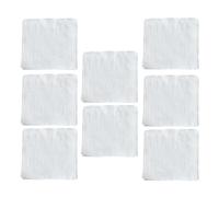 Toddmomy Paños de Algodón 100% para Recién Nacidos 8 Piezas Blancas Doble Capa 43X45 CM Lavables y Reutilizables Pañales de Tela para Bebés Toallitas para Eructar Uso Diario y