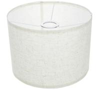 Toddmomy Pantalla de Lámpara Redonda de Lino Beige para Celebración Verano, Accesorio Desmontable Fina Elaboración y Protección contra Daños, Adecuado para Dormitorio y Estudio