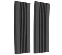 Toddmomy Par de Almohadillas Antideslizantes para Pedal Batería Protector de Goma para Bombo Negro Diseño a Rayas Accesorio Duradero para Pedal Único y Doble Adecuado para Batería y