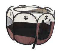 Toddmomy Parque para Mascotas Jaula Octogonal Oxford para Perros y Conejos con Puerta