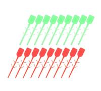 Toddmomy Pasadores de Seguridad para Extintores 200 Unidades 100 Rojos 100 Verdes de Plástico Resistente Precintos Visibles para Mantenimiento y Gestión Segura de Equipos contra