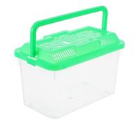 Toddmomy Pecera De Plástico para Tortuga y Reptiles Estuche De Alimentación para Hámster Caja De Transporte Portátil Mini Elegante