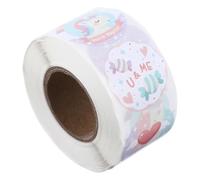 Toddmomy Pegatinas Adhesivas de Ánimo Rollo de Pegatinas de Dibujos Animados Unicornios y Premios Escolares Calcomanías Autoadhesivas sin Residuo Uso Educativo y Motivacional