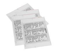 Toddmomy Pegatinas de Acceso Directo Reemplazables para Portátil, Calcomanías Adhesivas de Atajo, 4 Hojas Autoadhesivas, para Usuarios Principiantes y Avanzados, Simplificación de Teclado,