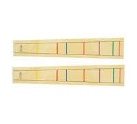 Toddmomy Pegatinas para Diapasón de Violonchelo 3/4 Autoadhesivas 2 Piezas, Guía de Dedos Lavable para Práctica y Entrenamiento de Escalas, Marcadores de Posición para