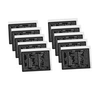 Toddmomy Pegatinas para Teclado Portátil Atajos Clave, Vinilo Laminado sin Residuos, Juego de 10 Unidades, para Usuarios de Ordenadores Portátiles, Práctica Referencia Rápida, Color