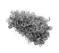 Toddmomy Peluca Corta Gris para Disfraz de Halloween Accesorio Realista de Abuelo para Fiesta Escolar del Día Cosplay y Teatro Mantenimiento Sencillo Unisex