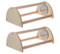 Toddmomy Percha para Gallinas: Barras De Descanso para Gallinas Y Pollitos, para Uso Interior Y Exterior. Percha De Madera para Gallineros, Ideal para La Interacción Social.