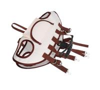 Toddmomy Perros Saliendo de la Bolsa de Transporte transportín para Gatos Bolsa para Mascotas en el Pecho Portador de Mascotas pequeñas Perro Llevar Ordenador Personal Beige