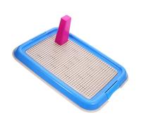 Toddmomy Pet Puppy Litter Train Train Bothy Grid Dog Wathet Dog Bandeja para IR Al Baño para Interiores