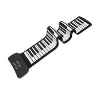Toddmomy Piano Portátil De Teclas Piano Plegable Enrollable Electrónico Grabación y Programación Teclado De Silicona Principiantes Para Practicar Casa Viaje