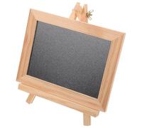 Toddmomy Pizarra Infantil de Madera Negra Soporte para Escribir y Dibujar, Tablero Multipropósito para Decoración del Hogar y Mensajes
