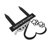 Toddmomy Placa Conmemorativa para Mascotas De Metal Estacas Conmemorativas para Perros y Gatos Letreros Decorativos para Jardín y Cementerio Marcador Conmemorativo para Mascotas