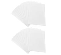 Toddmomy Placas de Impresión de Espuma Blanca A4 1mm 100 Hojas para Manualidades Infantiles, Tablero de Espuma para Bricolaje, Suministros para Sellos y Proyectos Creativos en Aula