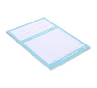 Toddmomy Planificador de Comidas Semanal en Papel Azul Textura Resistente y Diseño Desprendible para Dietas y Menú de Cena en Cocina