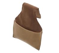 Toddmomy Porta Tizas para Billar y Snooker de Cuero PU Marrón | Bolsa de Tiza Reutilizable, Acceso Junto a Mesa, Cabe en Bolsillo o Estuche de Taco