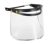 Toddmomy Protector Facial para Soldadura Transparente Resistente Altas Temperaturas Visera de Seguridad para Casco Protección Contra para Soldadores y Trabajos de Pulido y Amolado