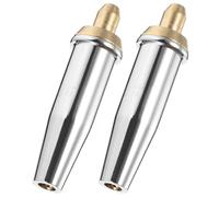 Toddmomy Puntas de Corte de Gas y Propano 2 Piezas Material de Latón Pulido y Engrosado Accesorio de Antorcha de Corte Resistencia a Altas Temperaturas para Herramientas de Soldadura