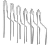 Toddmomy Puntas para Pirograbado de Hierro Juego de 6 Puntas 3 Tipo 6 3 Tipo 7 Repuestos para Quemar Madera y Cuero Herramientas para Pirograbar en Carpintería y Manualidades