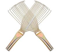 Toddmomy Rastrillo de Lana para Mascotas 2 Piezas Peines de Acero de Alta Resistencia Cepillo para Quitar Pelo de Perros Gatos y Ganado Peines para Animales Uso Agrícola y Estilo Aleatorio